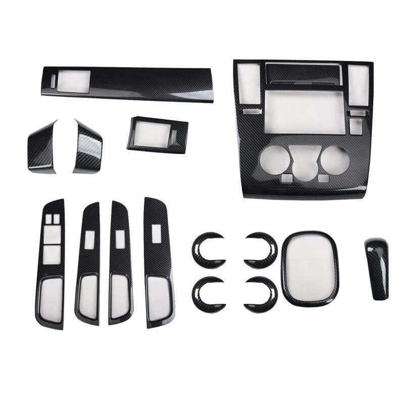 For Nissan TIIDA 2004-2009 RHD ABS Carbon Fiber Decoration Accessories Interior