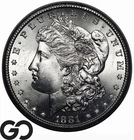1881-S Morgan Silver Dollar, Ultra PL Reverse, Premium Quality Solid Gem BU++