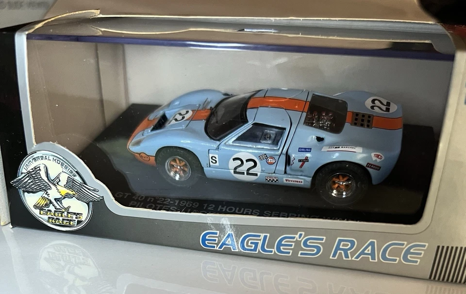 Spark Ford GT40 #22 Winner 12 Hour Sebring 1969 Ickx Divier 1/43 Scale Eagle Rac - Image 2 of 4