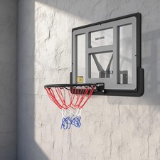 44" Basketball Backboard and Rim Shatterproof Polycarbonate Universal Mounting