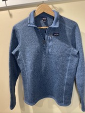 PATAGONIA Better Sweater 1/4 Zip Fleece Pullover, Kids Size XXL 16-18 Blue