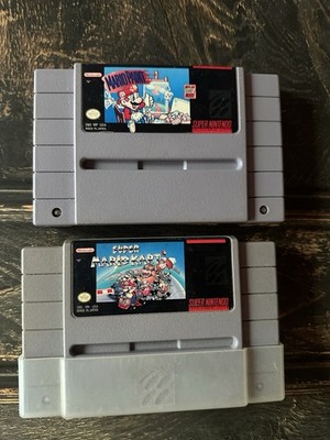 Nintendo SNES Super Mario Kart Und Mario Paint US NTSC Modul