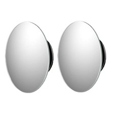 2Pcs Car Blind Spot Mirror Round Convex Rear View Convex Mirrors With Wide Angle