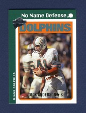 Dick Anderson:2005 Topps Football All-Time Fan Favorites #12 