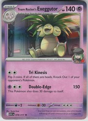 Team Rocket's Exeggutor 078/217 Ascended Heroes Holo Rare