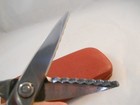 VINTAGE CLAUSS STAINLESS STEEL SEWING PINKING SHEARS SCISSORS W/CASE — photo 9