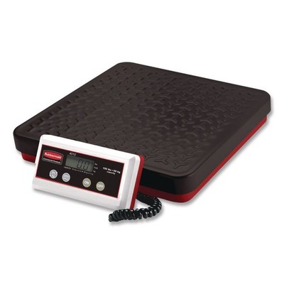 Rubbermaid Commercial FG401088 150 lb Digital Receiving Scale - Black/Red New