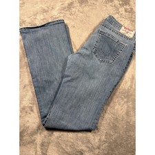 True Religion Bootcut Jeans Womens 31 Blue Denim Cotton 5 Pockets Everyday Wear
