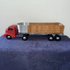 VINTAGE SMITH MILLER 1950’s GMC CHEVY COE C.O.E SEMI TRUCK AND TRAILER ORIGINAL