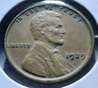 1929 Lincoln Wheat Cent AU Bronze Penny 1c Coin Collectible
