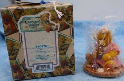 Cherished Teddies Ava  You Make Me Feel Beautiful Inside  Avon Exclusive Figurin