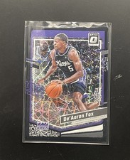 2023-24 Optic De’Aaron Fox Black Velocity Prizm 04/39 #52 SSP Jersey Match!