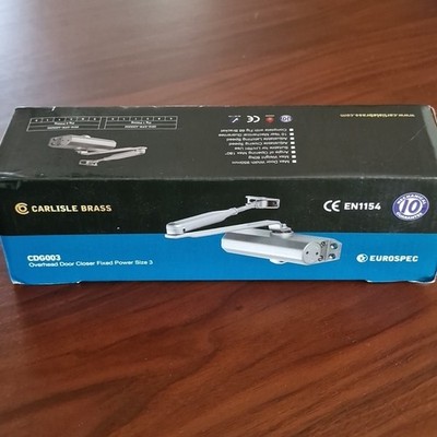 Eurospec obenliegender Brandschutztürschließer, feste Leistung Größe 3 (CDG003)