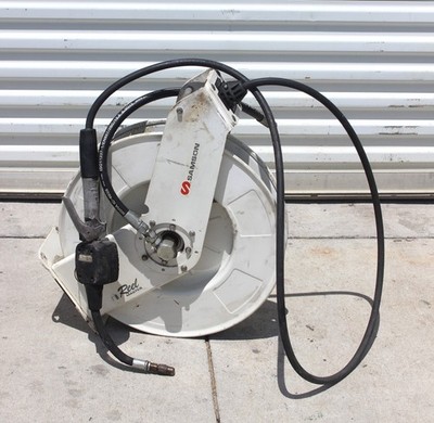 Samson 504 MP 50' 1/2''  Pedestal Hose Reel-  w/ Measured Dispenser- GREASE  #661