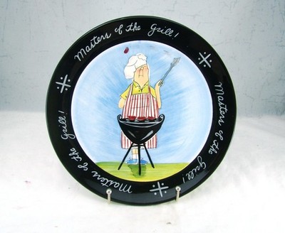 Certified Int. Tracy Flickinger Masters Of The Grill Salatteller crazed