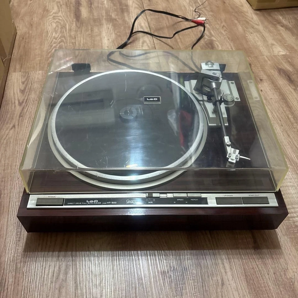 Hitachi Lo-D HT-500 Quartz Lock Plattenspieler + AT-3600L Cartridge aus... - Bild 2 von 4