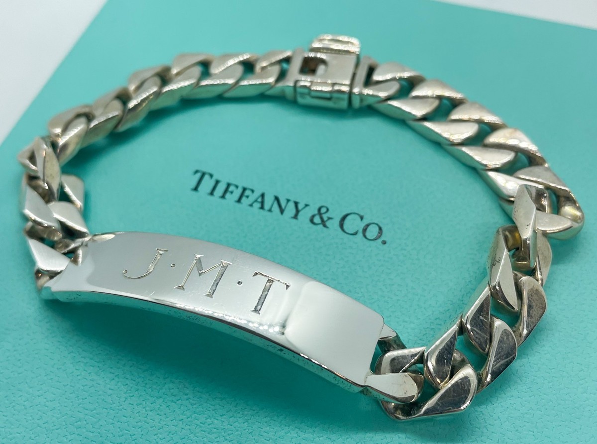Tiffany & Co. Italy Sterling Silver Curb Link 8