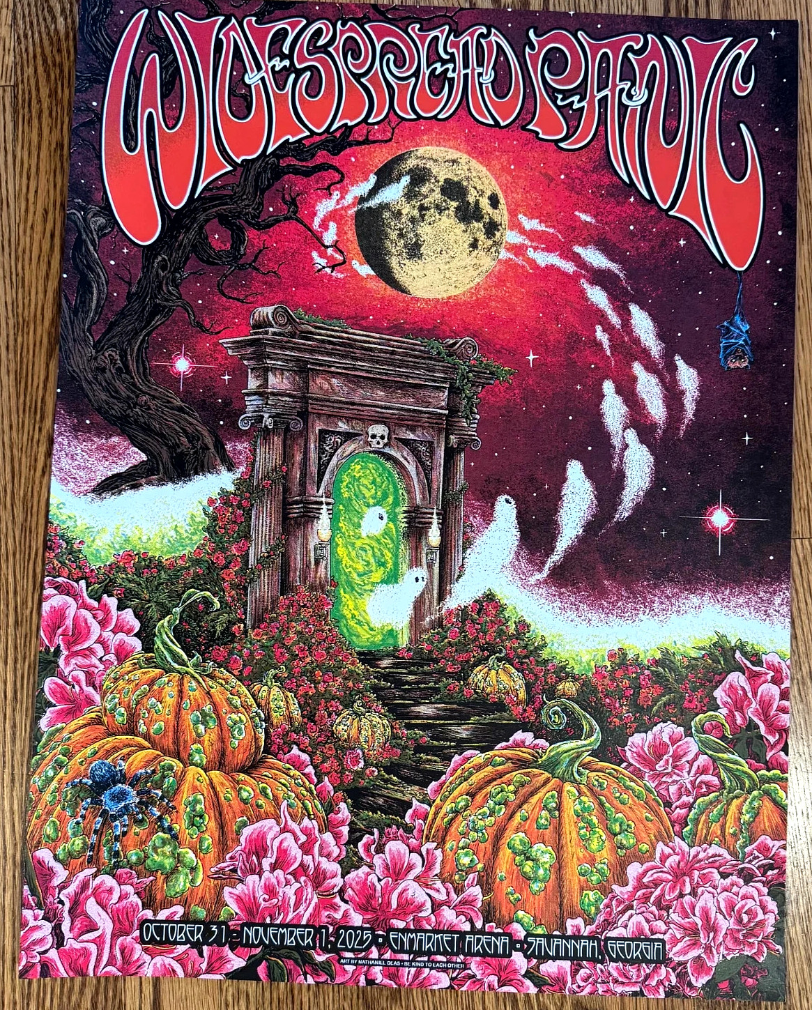 Widespread Panic AP POSTER Halloween Savannah GA OCT 31st/NOV 1st 2025 S/N #/40