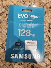 Samsung Evo Select 128gb MicroSD Card, Memory Card SD Card Adaptor - MB-ME128SA