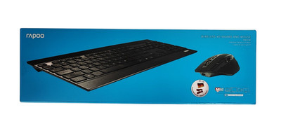 Rapoo 9900M Tastatur und Maus Set Kabellos Slim USB Bluetooth QWERTZ Deutsch