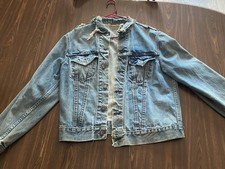 Vintage 50s 60s Levi's Jacket Denim Big E Distressed Jacket