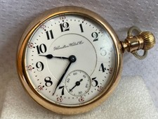 Antique 1903 Hamilton Pocket Watch 18S 17J Model 2 Grade 937 Guar 20 Yrs RUNS