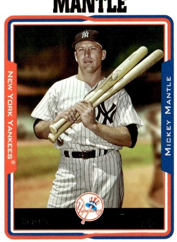 2025 Topps Archives - 2005 Topps Design Variation Mickey Mantle