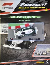 #58 PANINI F1 MODEL CAR SCALE 1:43 WILLIAMS FW07B ALAN JONES 1980 + MAGAZINE