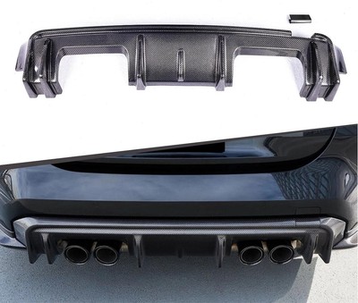 Real Carbon Fiber Rear Bumper Lip Diffuser Spoiler For BMW G80 M3 G82 G83 M4 3D