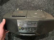 Sony Boombox CFD-V15CD Radio Cassette-corder AM, FM, CD, Cassette UNTESTED