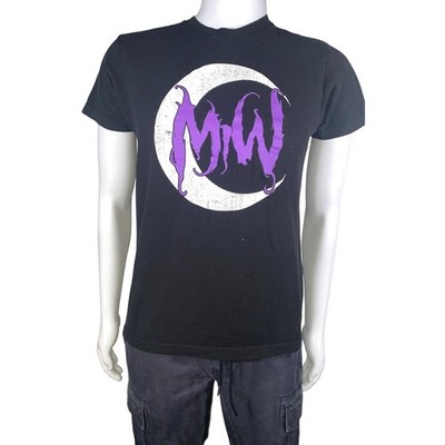 Motionless In White Band Distressed T-Shirt Crescent Moon Metalcore Size Medium