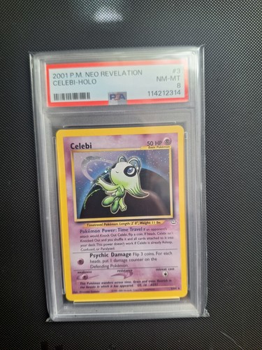 Celebi (Unlimited) graded PSA 8 for sale on eBay