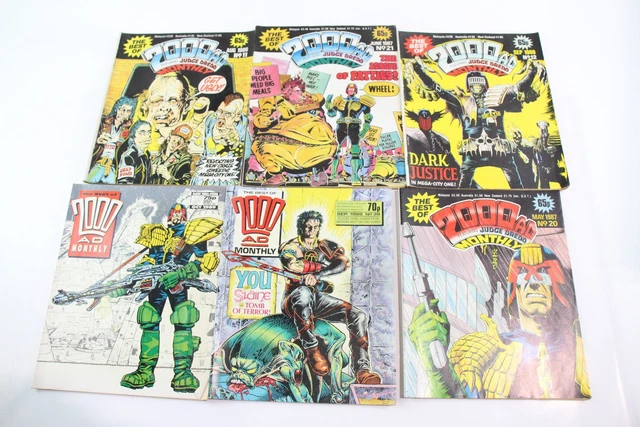 The Best Of 2000 AD 1980s Comic Books
