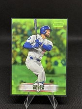 #3 Michael Busch 2025 Stadium Club - Lime Green Foil