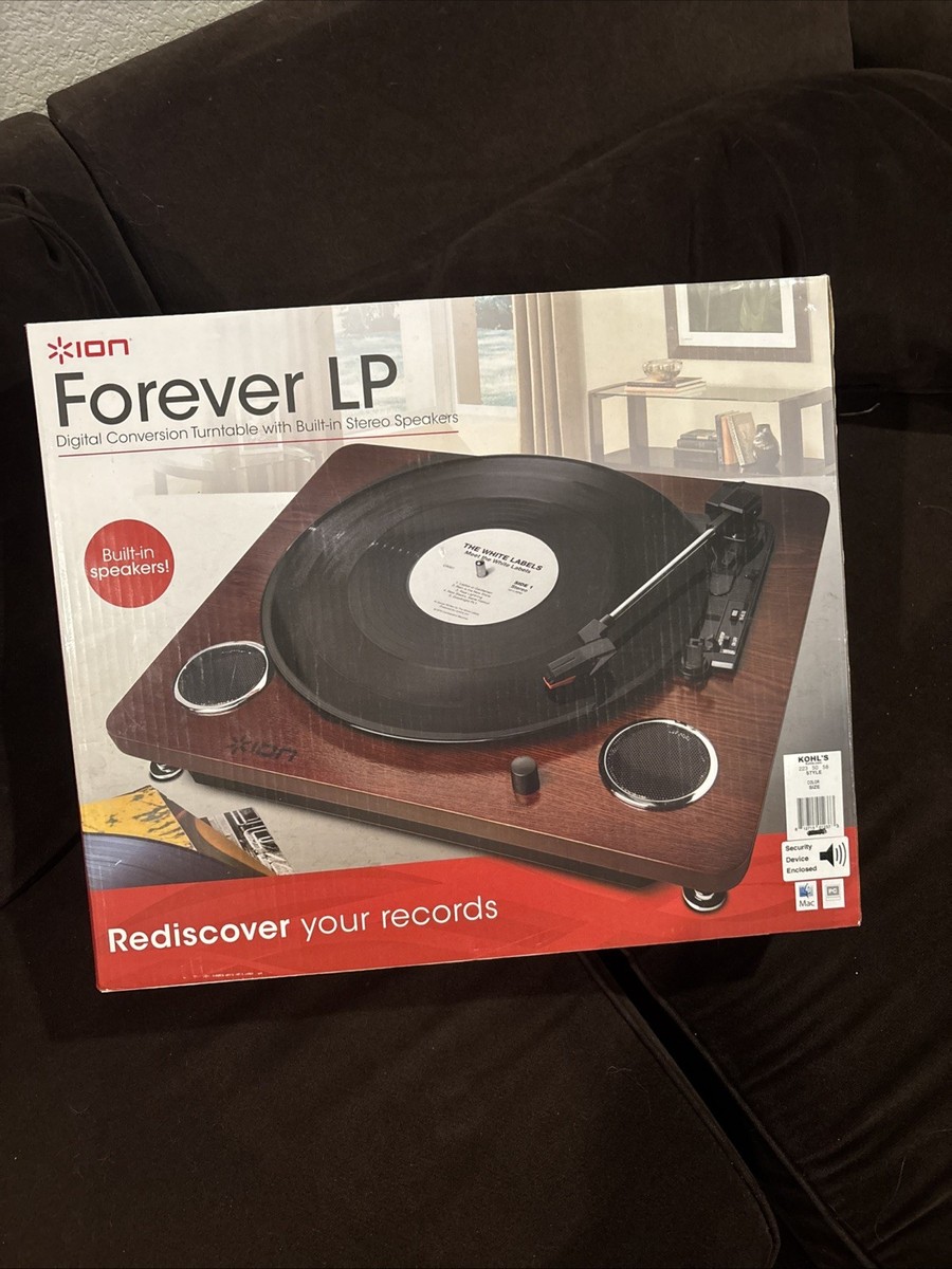 ION Audio Archive LP Digital Conversion Turntable with Speakers