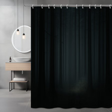 Dark Forest Shower Curtain - Mysterious Home Decor