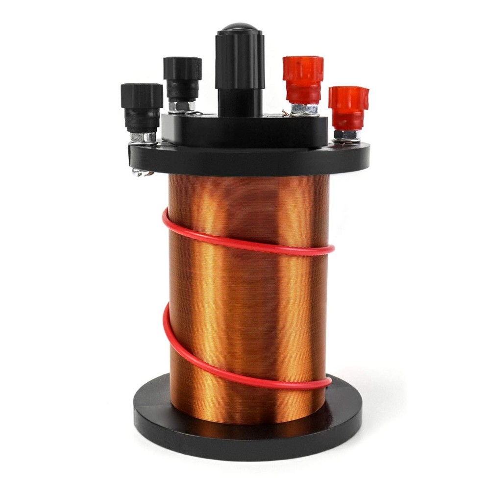 High-Voltage Demonstration Induction Coil with Primary & Secondary Windings Model 5309 High-Voltage Demonstration Induction Coil with Primary & Secondary Windings Model 5309
