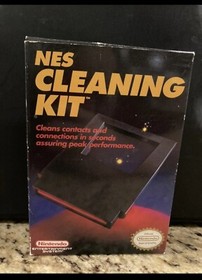 Nintendo NES Cleaning Kit Authentic Control Deck Game Pak Cleaner Vintage Used