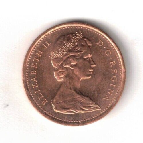 1967-1867` Canadian Brilliant Uncirculated One Cent Elizabeth II
