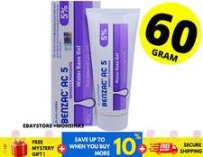  New BENZAC AC 5 Gel 60g Benzoyl Peroxide Galderma Kill Acne Bacteria Pimple