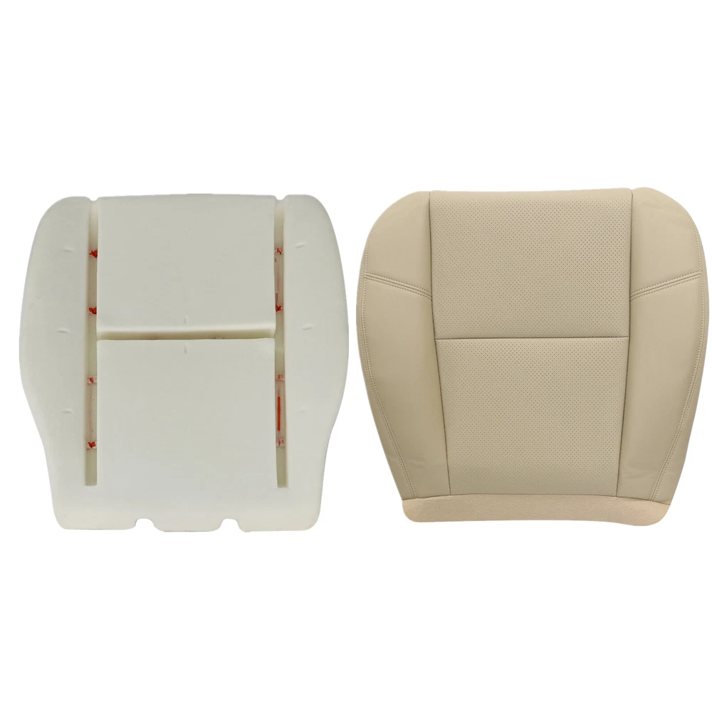 2009-2014 For Cadillac Escalade EXT Front Bottom Top AC Leather Seat Cover Tan