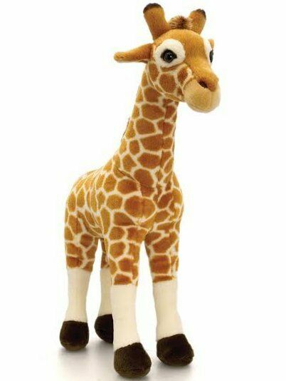 large standing giraffe toy