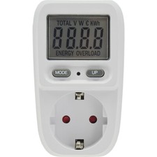 Energiekostenmessgerät Stromverbrauchszähler LC-Display max 3600W Messgerät …