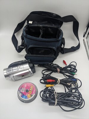 Sony Handycam HDRUX5 High Definition DVD Camcorder TESTED W/Battery & Charger+