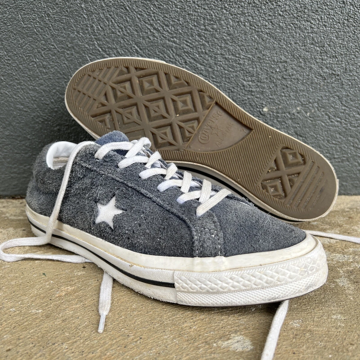 Converse One Star Ox Premium Suede Dark Blue for Sale