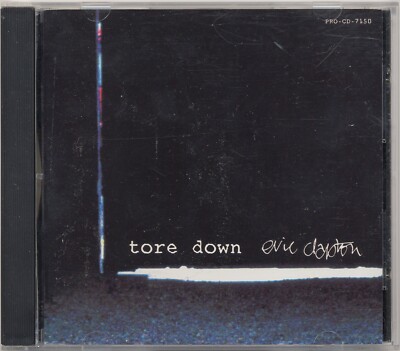 CD - ERIC CLAPTON - TORE DOWN - PRO-CD-7150 - 1994 - USA - PROMO