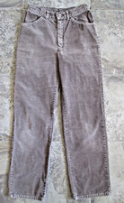 Vintage Sears Fashion JTF Fit Pants 6 24x28 Corduroy Brown Straight Leg Hippy