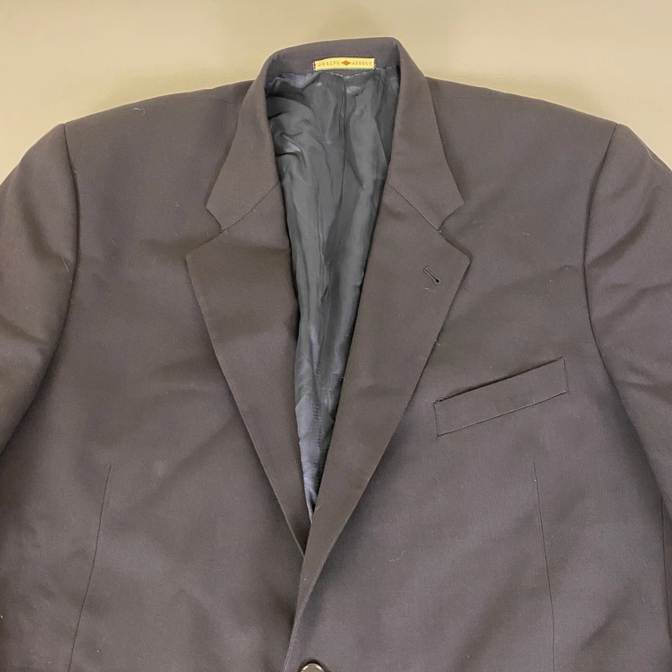 Blazer de Lana Joseph Abboud Talla 50R Azul Cierre de Dos Botones Calce Clásico Negocios Foto 2 de 4