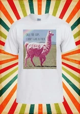 Llama Lama Unicorn Call The Cops Cool Men Women Vest Tank Top Unisex T Shirt 789