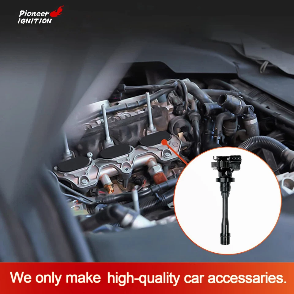 Ignition Coil+Spark Plug+Wire For CHRYSLER MITSUBISHI DODGE 2.4L 2.0L 1.8L UF295 Foto 3 de 4